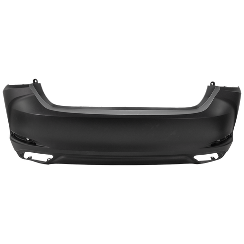 ES350 19-22 REAR BUMPER COVER, Primed, w/o Park Distance Control Sensor Holes and F Sport Pkg., North America Built Vehicle - CAPA