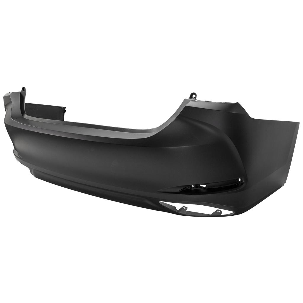 ES350 19-22 REAR BUMPER COVER, Primed, w/o Park Distance Control Sensor Holes and F Sport Pkg., North America Built Vehicle