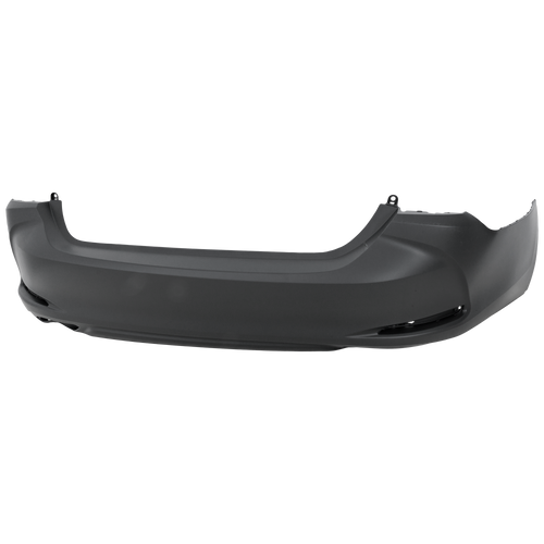 ES350 19-21 REAR BUMPER COVER, Primed, Power Luggage Lid, w/o Park Distance Control Sensor Holes and F Sport Package, Japan Built Vehicle