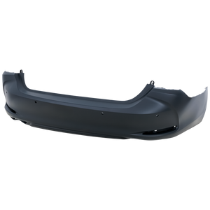ES350 19-21 REAR BUMPER COVER, Primed, Manual Luggage Lid, w/ Park Distance Control Sensor Holes, w/o F Sport Package, Japan Built Vehicle