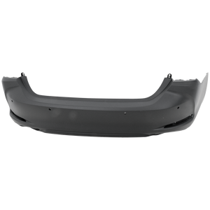 ES350 19-21 REAR BUMPER COVER, Primed, Power Luggage Lid, w/ Park Distance Control Sensor Holes, w/o F Sport Package, Japan Built Vehicle