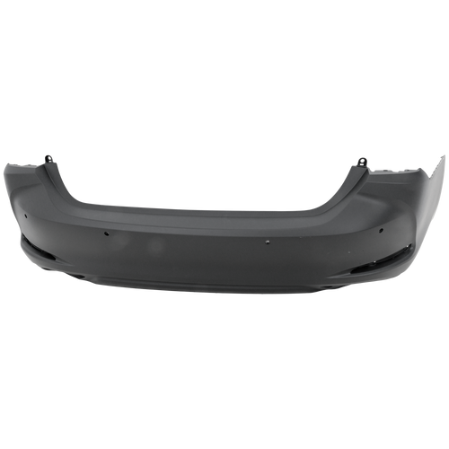 ES350 19-21 REAR BUMPER COVER, Primed, Power Luggage Lid, w/ Park Distance Control Sensor Holes, w/o F Sport Package, Japan Built Vehicle