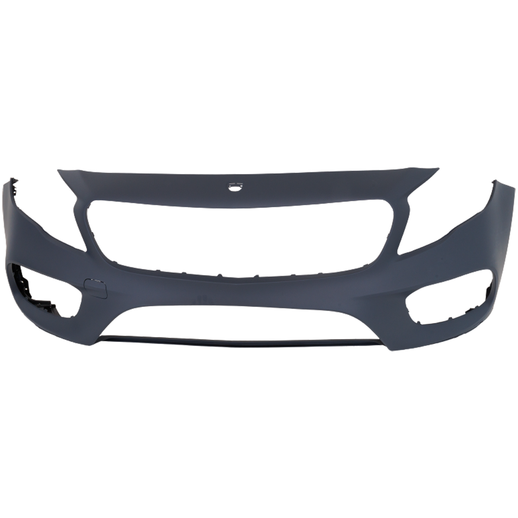 GLA250 18-20 FRONT BUMPER COVER, Primed, w/ AMG Styling Pkg., w/o Parktronic, w/ Front View Camera