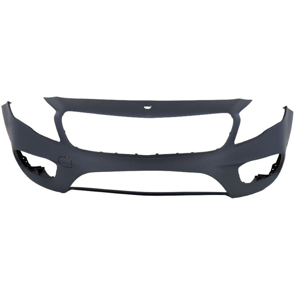 GLA250 18-20 FRONT BUMPER COVER, Primed, w/ AMG Styling Pkg., w/ Parktronic/Front View Camera