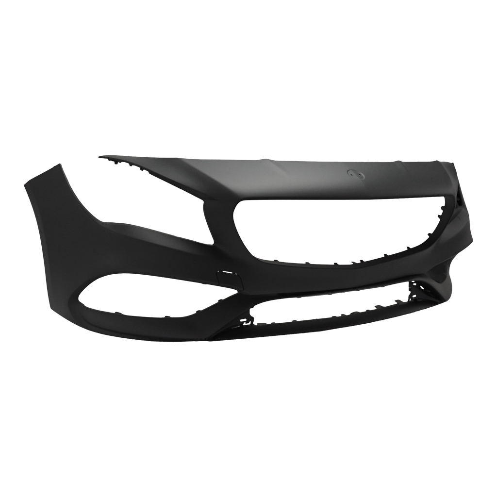 CLA45/CLA250 17-19 FRONT BUMPER COVER, Primed Gray, w/o Active Park Assist Sensor Holes