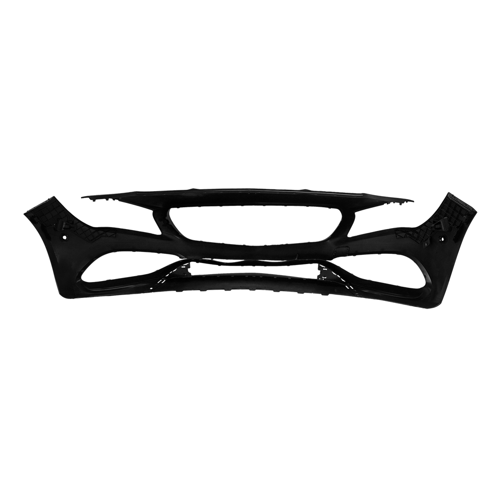 CLA45/CLA250 17-19 FRONT BUMPER COVER, Primed Gray, w/ Active Park Assist Sensor Holes