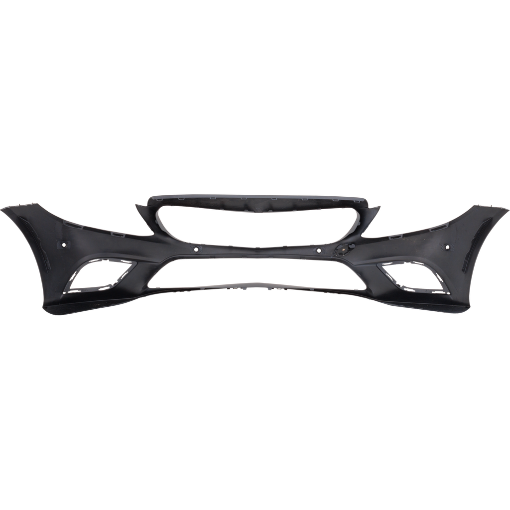 C300 19-22 FRONT BUMPER COVER, Primed, w/o AMG Package, w/ Camera Hole and Active Park Assist Snsr Holes, Convertible/Coupe/Sedan