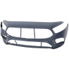 A-SERIES 19-22 FRONT BUMPER COVER, Primed, w/ AMG Styling Package, w/o Active Park Assist Sensor Holes, (Excludes A35 AMG Model)