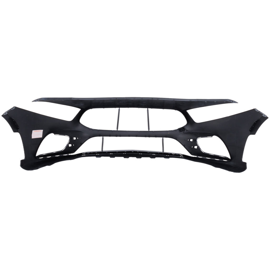 Front Bumper Cover Primed For 2019-2022 Mercedes Benz A-Series With AMG Styling Without Active Park Assist Sensor Holes Replacement RM01030102P