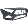 Front Bumper Cover Primed For 2019-2022 Mercedes Benz A-Series With AMG Styling | Active Park Assist Sensor Holes Without Camera Holes Replacement RM01030104P