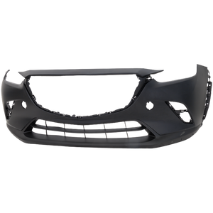 CX-3 19-21 FRONT BUMPER COVER, Primed Top/Textured Bottom, w/ Chrome Molding