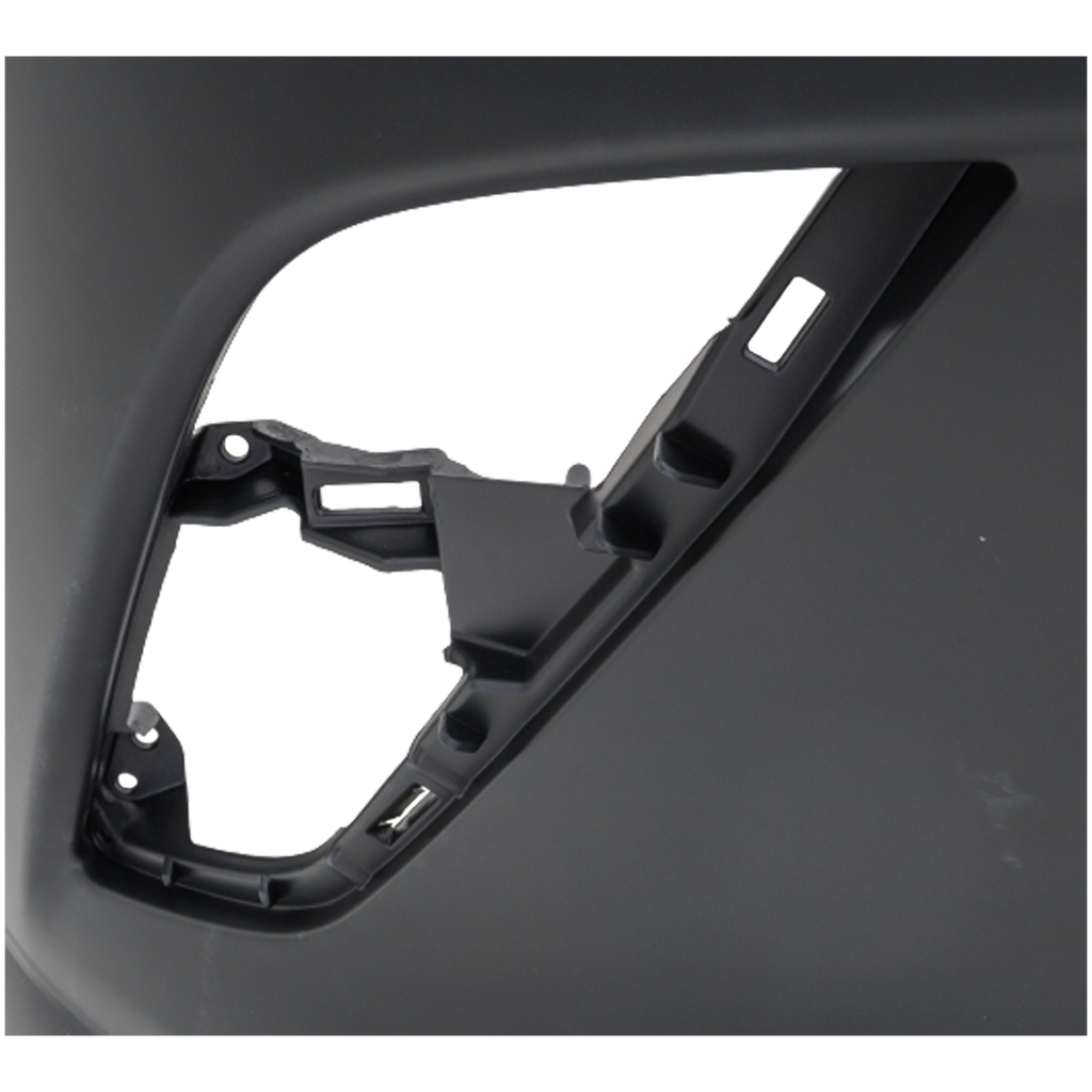 CX-3 19-21 FRONT BUMPER COVER, Primed Top/Textured Bottom, w/ Chrome Molding