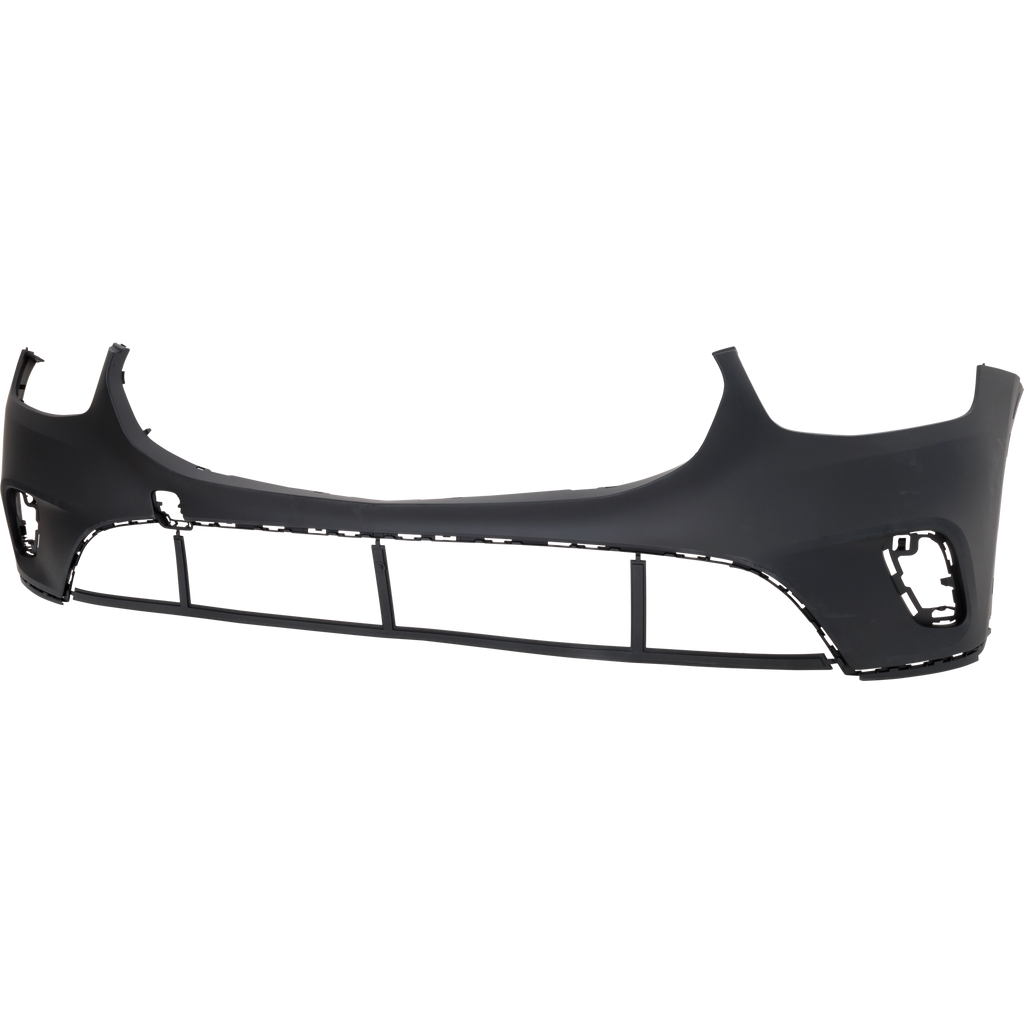 GLC300 20-22 FRONT BUMPER COVER, Primed, w/o AMG Pkg., and Active Park Assist Sensor Holes