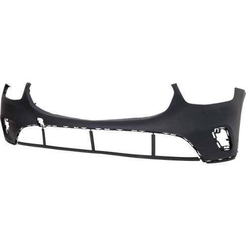 GLC300 20-22 FRONT BUMPER COVER, Primed, w/o AMG Pkg., and Active Park Assist Sensor Holes