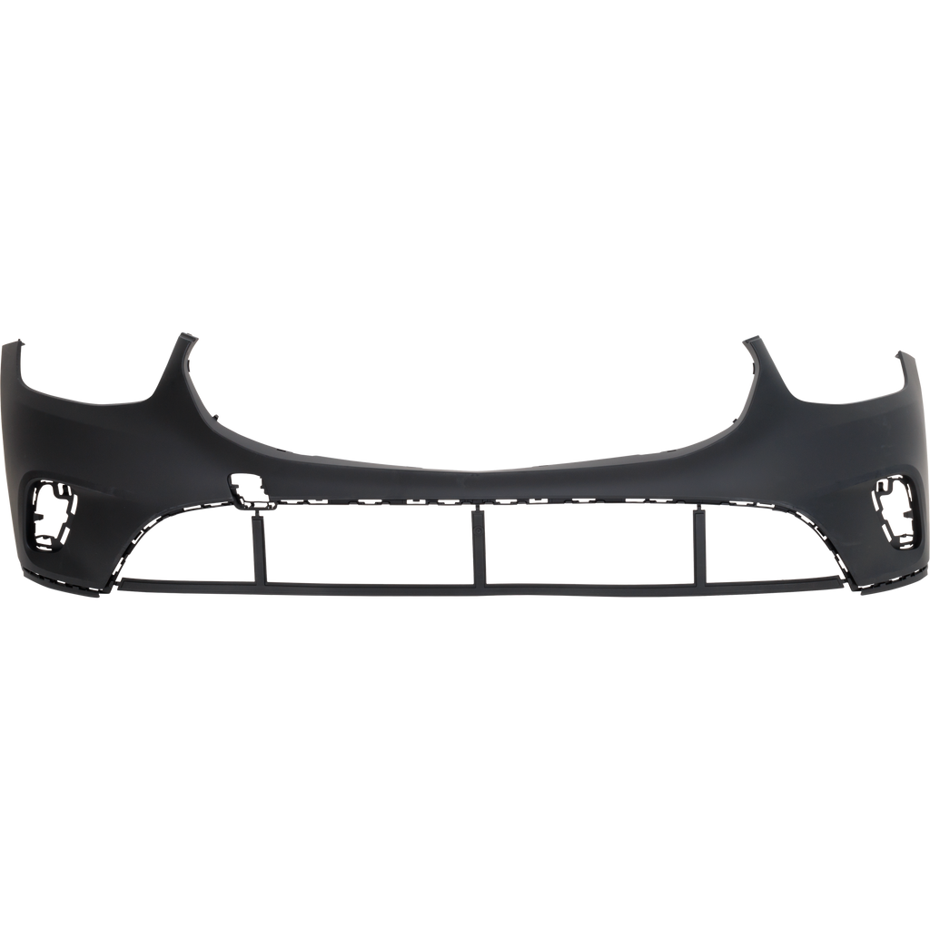 GLC300 20-22 FRONT BUMPER COVER, Primed, w/o AMG Pkg., and Active Park Assist Sensor Holes