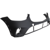 GLC300 20-22 FRONT BUMPER COVER, Primed, w/o AMG Pkg., and Active Park Assist Sensor Holes