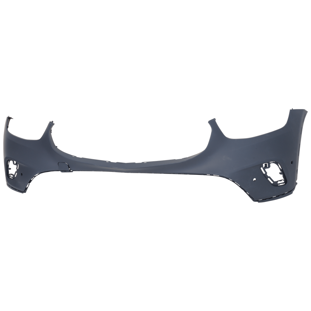 GLC-CLASS 20-22 FRONT BUMPER COVER, Primed, w/o AMG Styling Pkg, w/ Active Park Assist Sensor Holes, w/ Tow Hook Cover