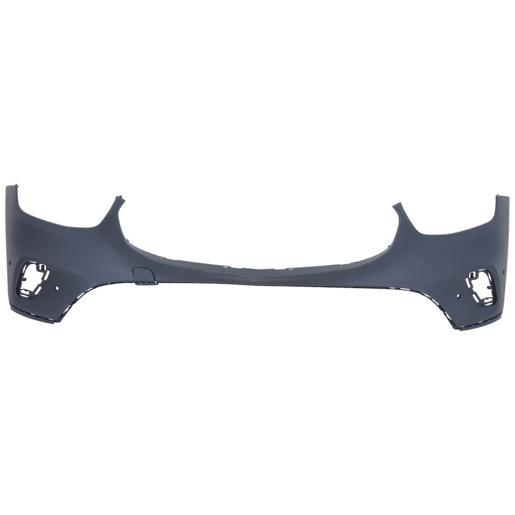 GLC-CLASS 20-22 FRONT BUMPER COVER, Primed, w/o AMG Styling Pkg, w/ Active Park Assist Sensor Holes, w/ Tow Hook Cover