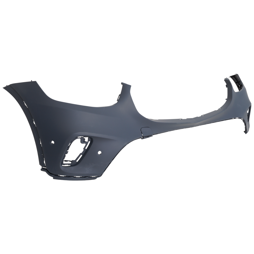 GLC-CLASS 20-22 FRONT BUMPER COVER, Primed, w/o AMG Styling Pkg, w/ Active Park Assist Sensor Holes, w/ Tow Hook Cover