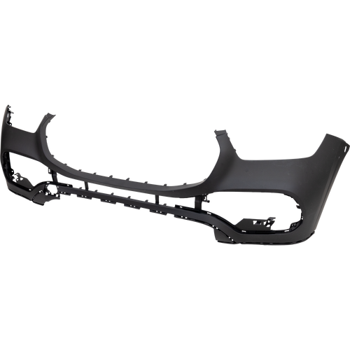 GLE350/GLE450 20-22 FRONT BUMPER COVER, Upper, Primed, w/o Active Park Assist Sensor Hole, w/o AMG Styling Package, w/ Tow Hook Cover