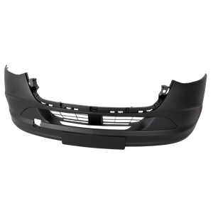MERCEDES BENZ SPRINTER 19-22 FRONT BUMPER COVER, Primed, w/o Fog Lamp Holes, w/o Front View Camera Holes, Cargo/Passenger Van - CAPA