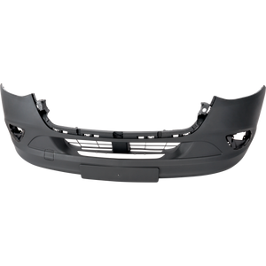 SPRINTER 19-22 FRONT BUMPER COVER, Textured, w/o Fog Lamp and Front View Camera Holes, w/ Tow Hook Cover, Cargo/Passenger Van