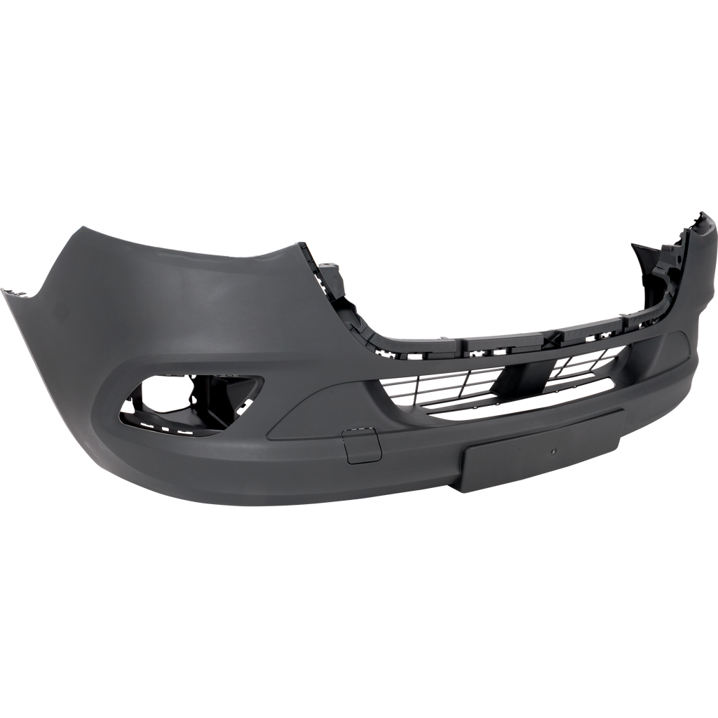 SPRINTER 19-22 FRONT BUMPER COVER, Textured, w/o Fog Lamp and Front View Camera Holes, w/ Tow Hook Cover, Cargo/Passenger Van