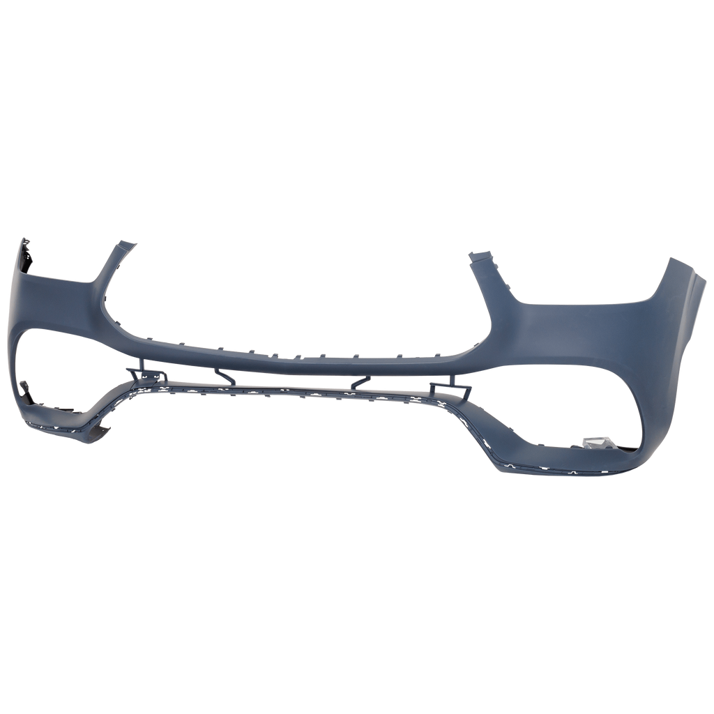 GLE-CLASS 20-23 FRONT BUMPER COVER, Upper, Primed, w/ AMG Package, w/o Active Park Assist Sensor Holes