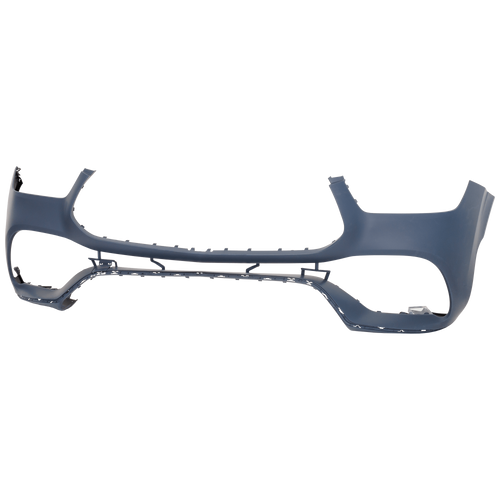 GLE-CLASS 20-23 FRONT BUMPER COVER, Upper, Primed, w/ AMG Package, w/o Active Park Assist Sensor Holes