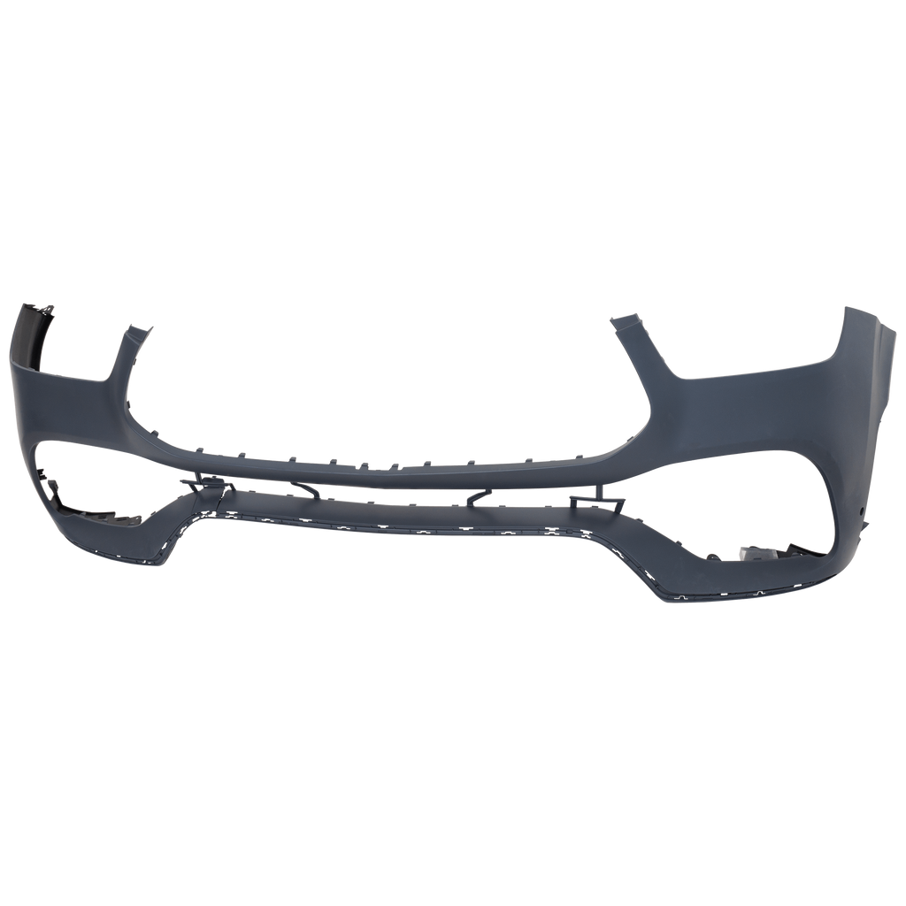 GLE-CLASS 20-23 FRONT BUMPER COVER, Upper, Primed, w/ AMG Package, w/ Active Park Assist Sensor Holes