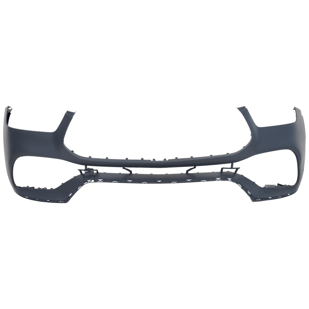 GLE-CLASS 20-23 FRONT BUMPER COVER, Upper, Primed, w/ AMG Package, w/ Active Park Assist Sensor Holes