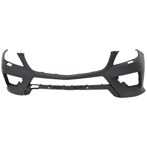 ML350/550 12-14 FRONT BUMPER COVER, Primed, w/ AMG Package, Headlight Washer Holes, w/o Parktronic Holes