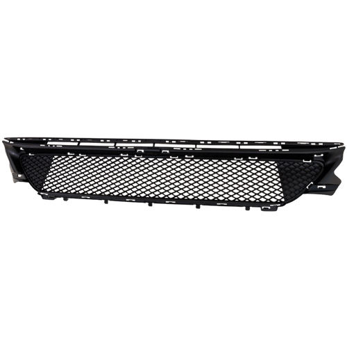 C300 19-22 FRONT BUMPER GRILLE, Center, Textured Dark Gray, w/o AMG Package, Coupe/(19-21, Convertible/Sedan) - CAPA