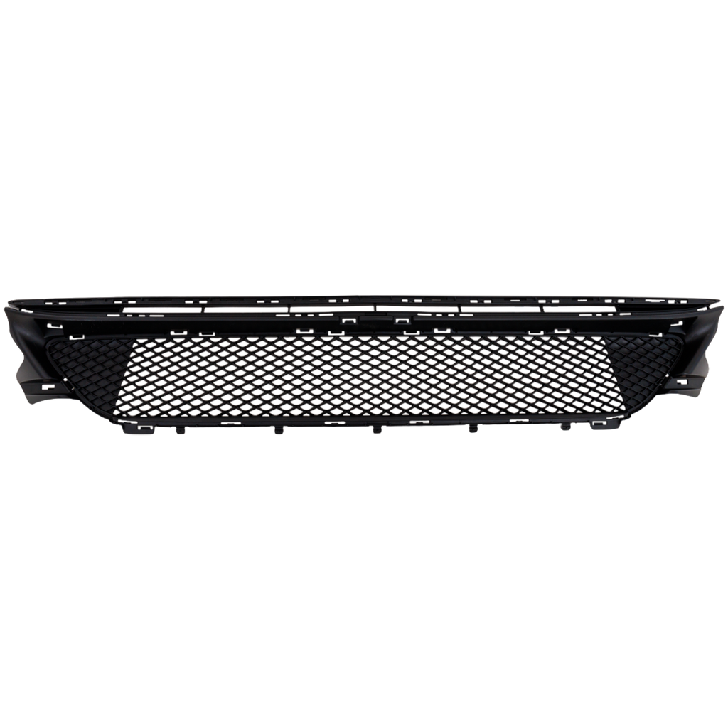 C300 19-22 FRONT BUMPER GRILLE, Center, Textured Dark Gray, w/o AMG Package, Coupe/(19-21, Convertible/Sedan) - CAPA