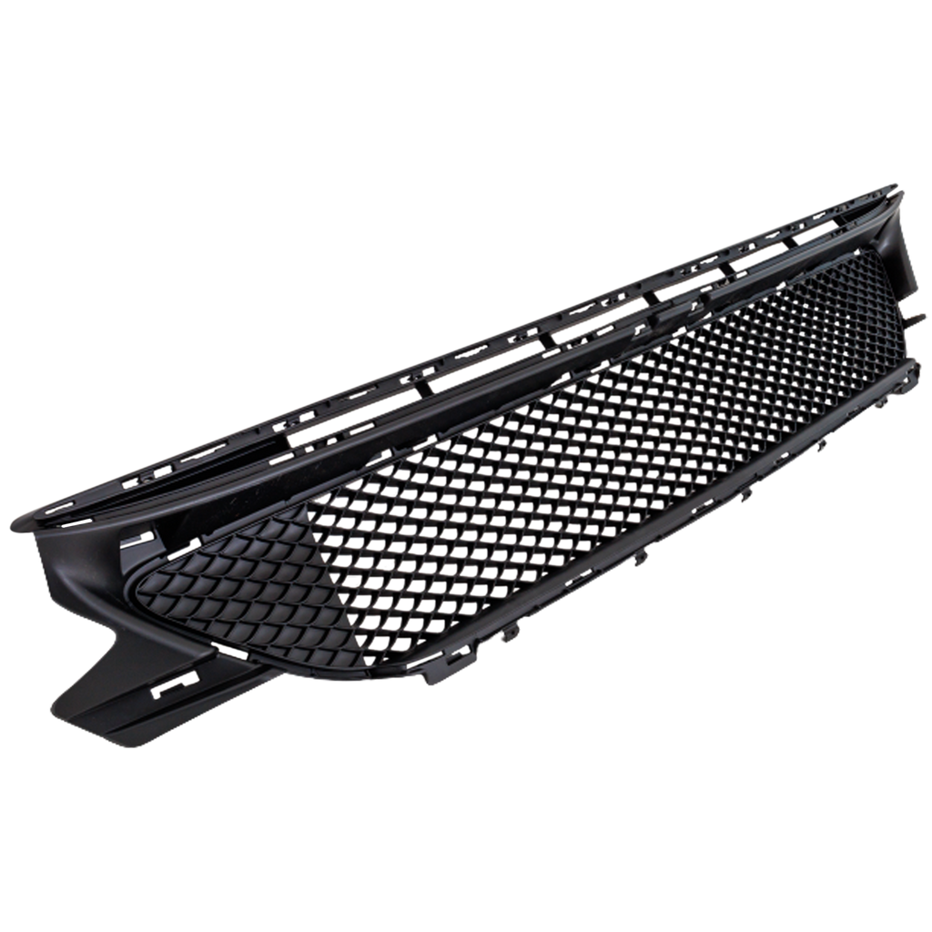 C300 19-22 FRONT BUMPER GRILLE, Center, Textured Dark Gray, w/o AMG Package, Coupe/(19-21, Convertible/Sedan) - CAPA