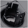 GLE350/GLE450 20-22 FRONT BUMPER GRILLE RH, Textured Black, w/o AMG Package