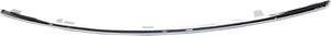 E350/E400 14-16 FRONT BUMPER GRILLE MOLDING RH, Outer, Chr, Sdn/Wgn, w/ Insert, w/o AMG Pkg