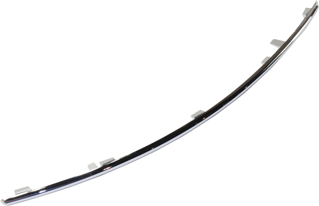E350/E400 14-16 FRONT BUMPER GRILLE MOLDING RH, Outer, Chr, Sdn/Wgn, w/ Insert, w/o AMG Pkg