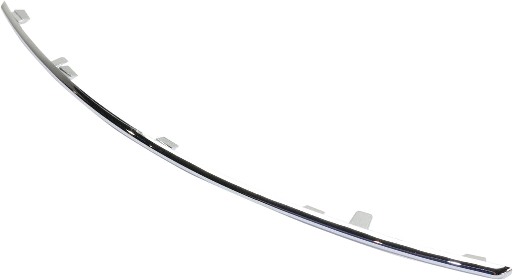 E350/E400 14-16 FRONT BUMPER GRILLE MOLDING RH, Outer, Chr, Sdn/Wgn, w/ Insert, w/o AMG Pkg