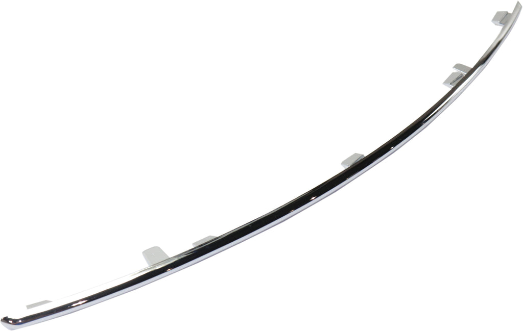 E350/E400 14-16 FRONT BUMPER GRILLE MOLDING LH, Outer, Chr, Sdn/Wgn, w/ Insert, w/o AMG Pkg