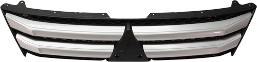ECLIPSE CROSS 18-20 GRILLE, Textured Black, w/ Silver Molding - CAPA