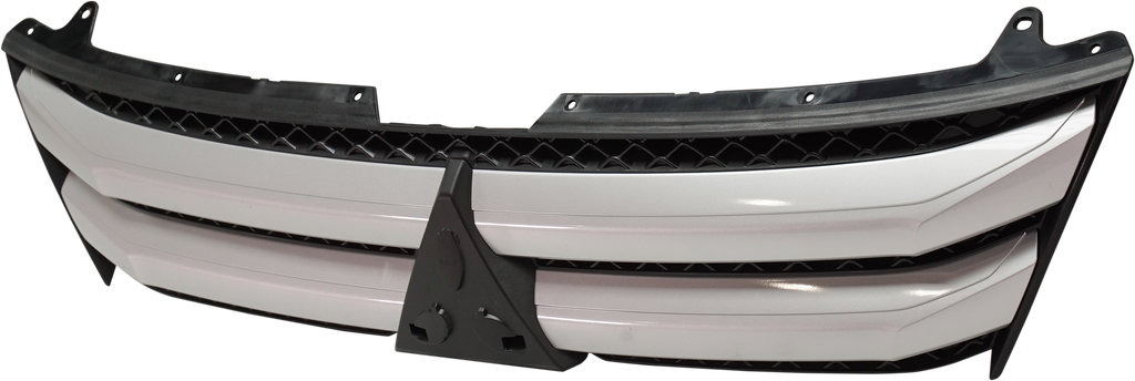 ECLIPSE CROSS 18-20 GRILLE, Textured Black, w/ Silver Molding - CAPA
