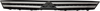 ECLIPSE CROSS 18-20 GRILLE, Textured Black, w/ Silver Molding - CAPA