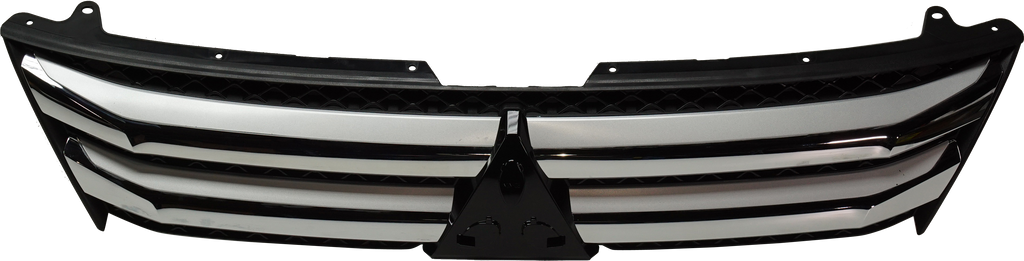 ECLIPSE CROSS 18-20 GRILLE, Textured Black, w/ Chrome Molding