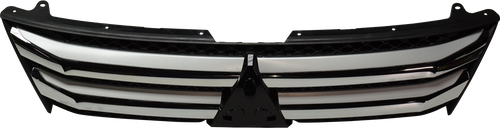 ECLIPSE CROSS 18-20 GRILLE, Textured Black, w/ Chrome Molding