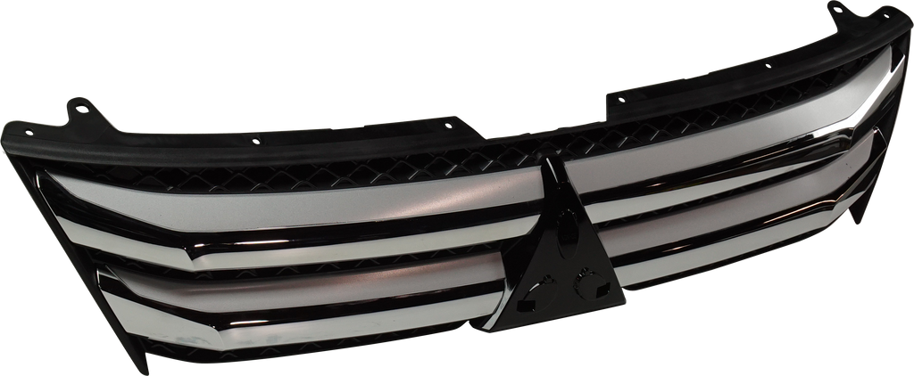 ECLIPSE CROSS 18-20 GRILLE, Textured Black, w/ Chrome Molding