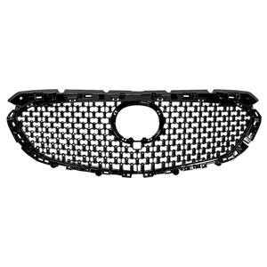 MAZDA 6 18-20 GRILLE, Painted Black Shell and Insert - CAPA