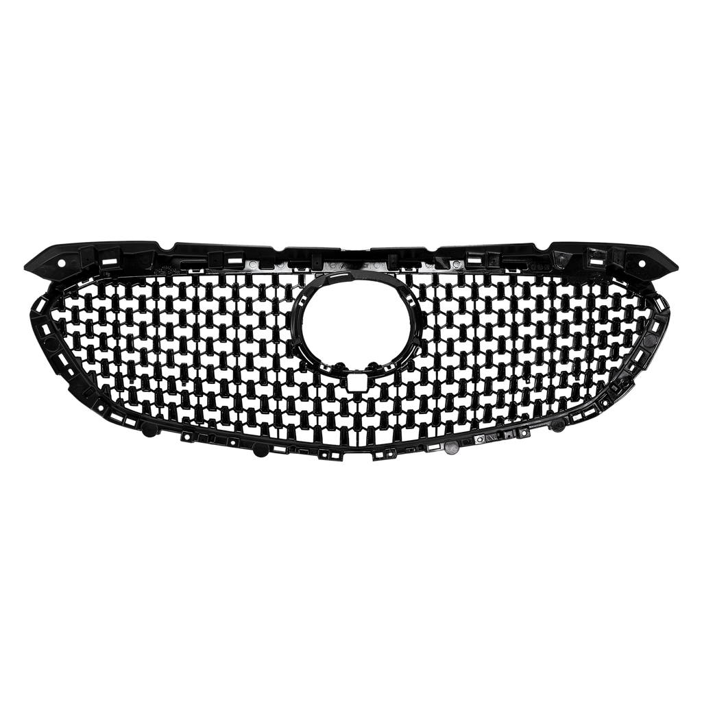 MAZDA 6 18-20 GRILLE, Painted Black Shell and Insert - CAPA