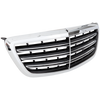 S450/S560 18-20 GRILLE, Chrome Black Shell and Insert, w/o Distronic Cruiswe Control, Surroound View And Night View