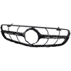 GLC300/GLC43 AMG 17-19 GRILLE, Textured Black Shell and Insert, w/ Camera Hole, (Coupe, GLC300/GLC43 AMG)/(SUV, GLC43 AMG)